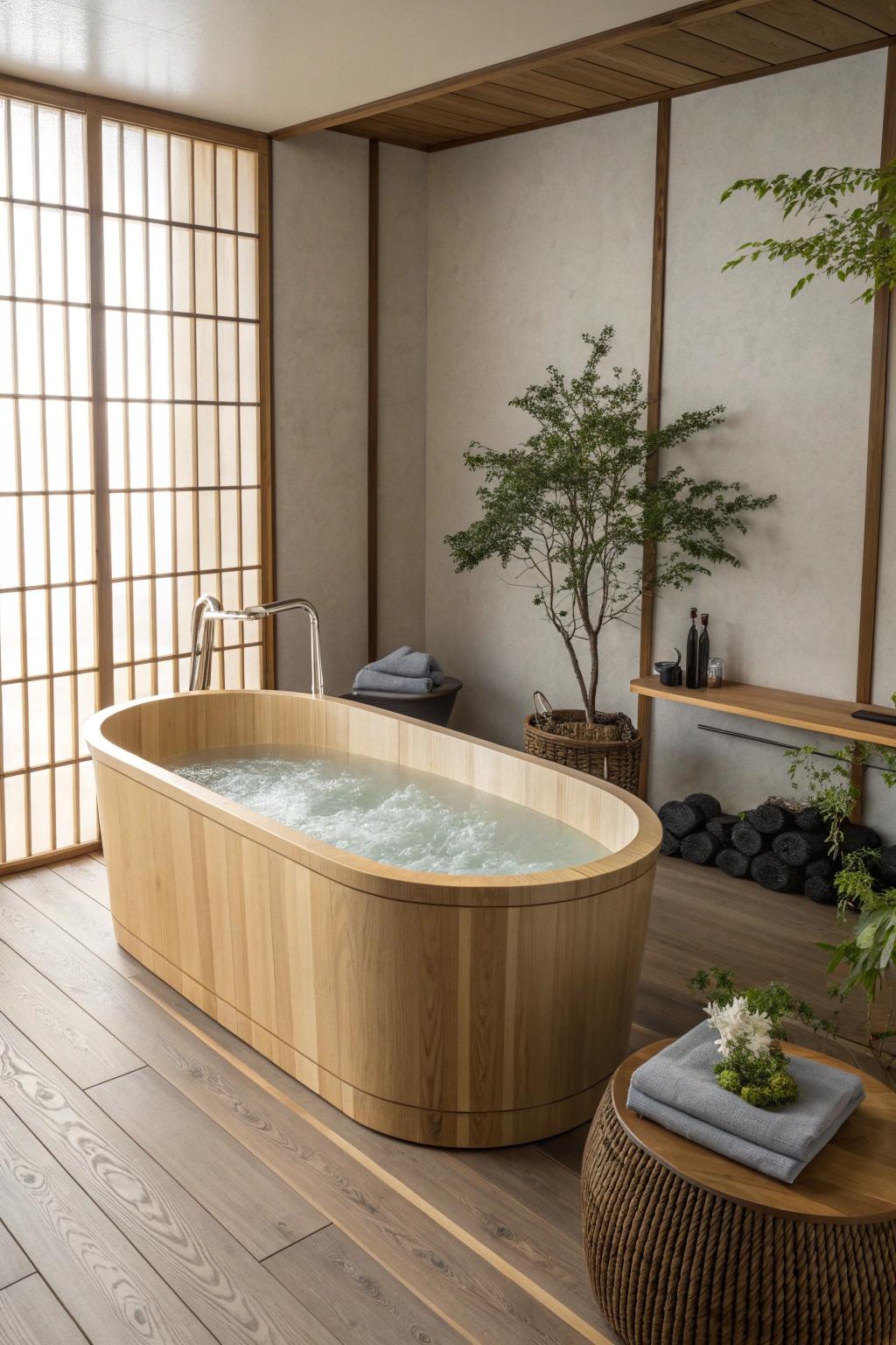 33 Serene Japanese Style Bathroom Inspirations