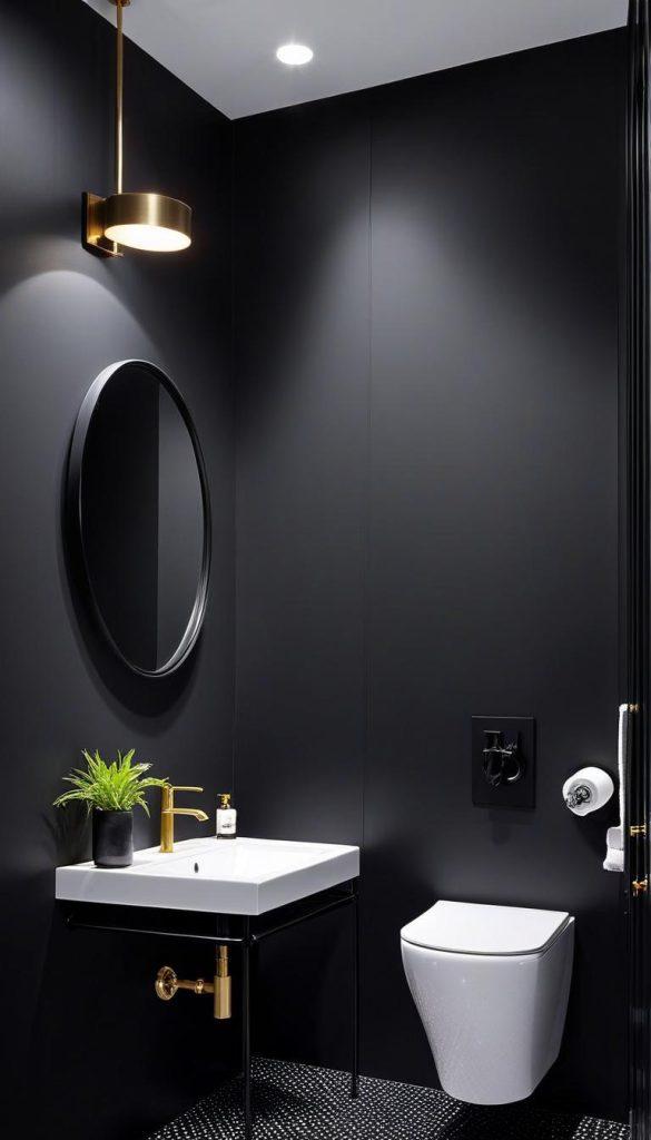 37 Bold and Beautiful Dark Bathroom Inspirations