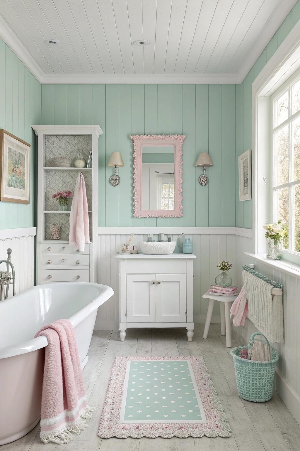 28 Charming Vintage Bathroom Decor Ideas