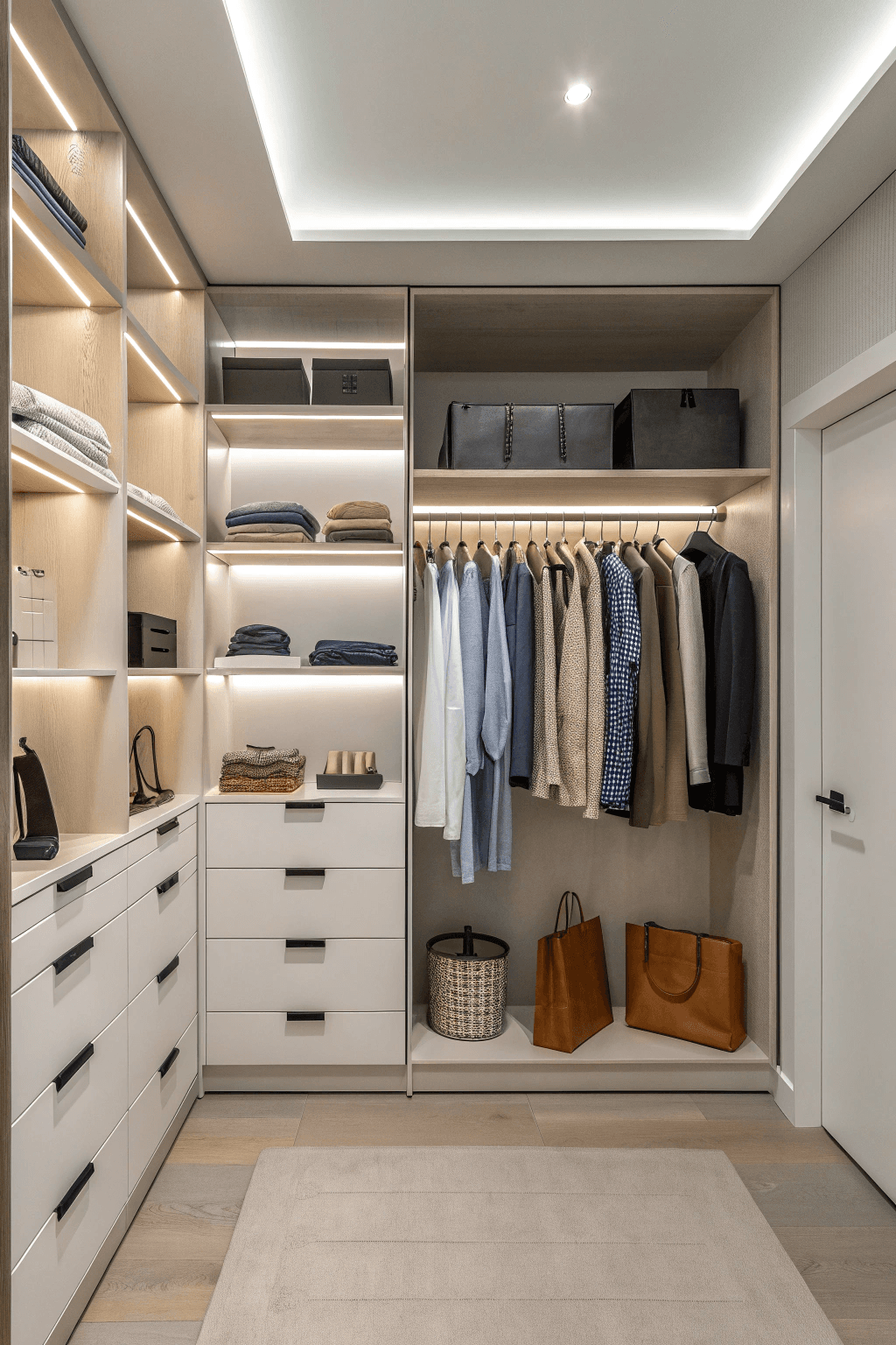 22 Stunning Modern Closet Designs