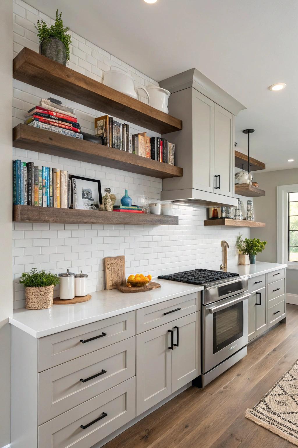 25 Creative Kitchen Shelves Ideas