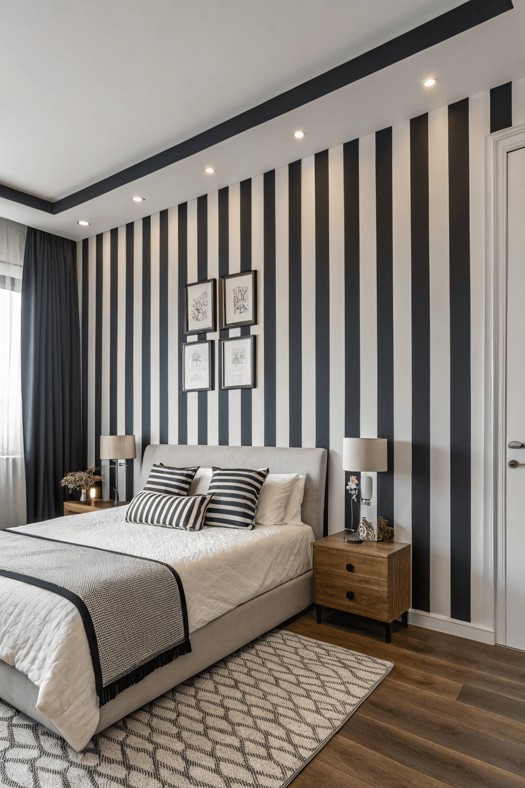 22 Creative Black And White Bedroom Ideas