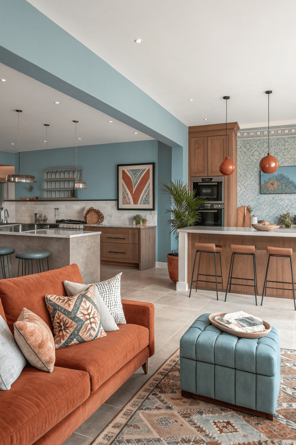 23 Creative Open Plan Kitchen Living Room Ideas