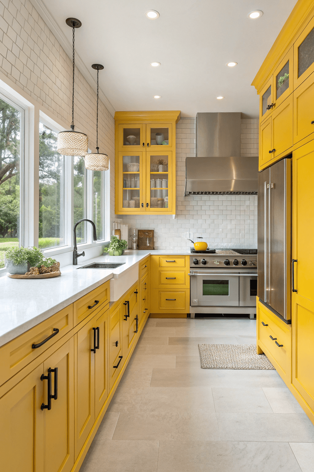 21 Creative Yellow Kitchen Ideas