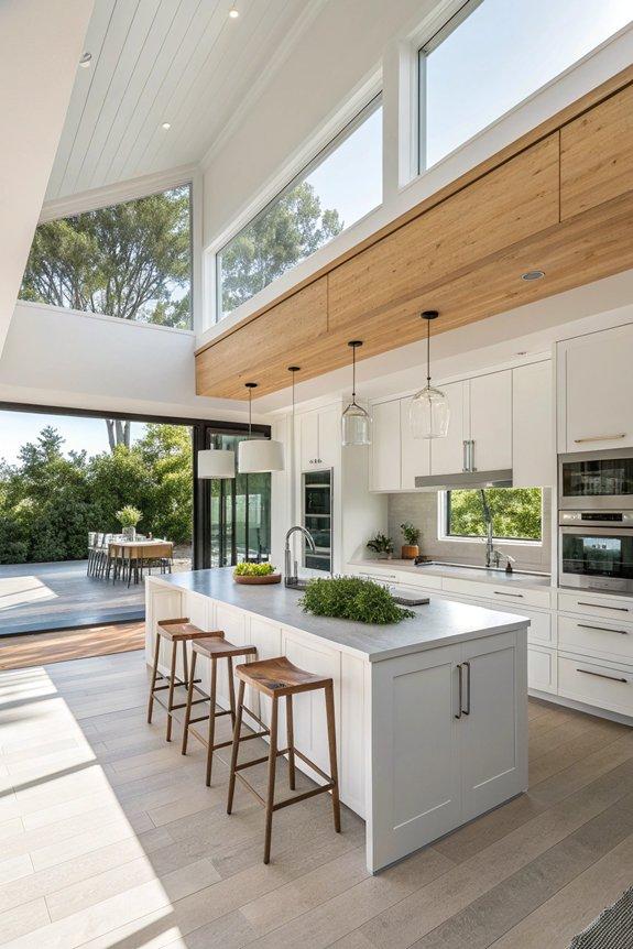 16 Open Kitchen Design Ideas for Airy Spaces