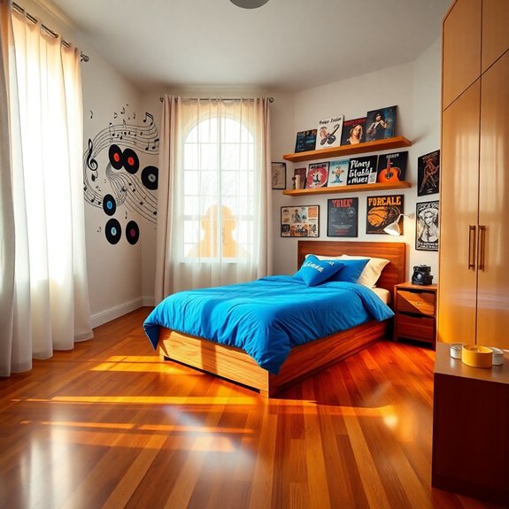 melodic themed interior design