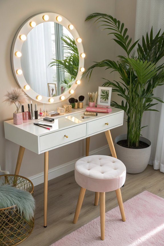 affordable stylish vanity mirrors