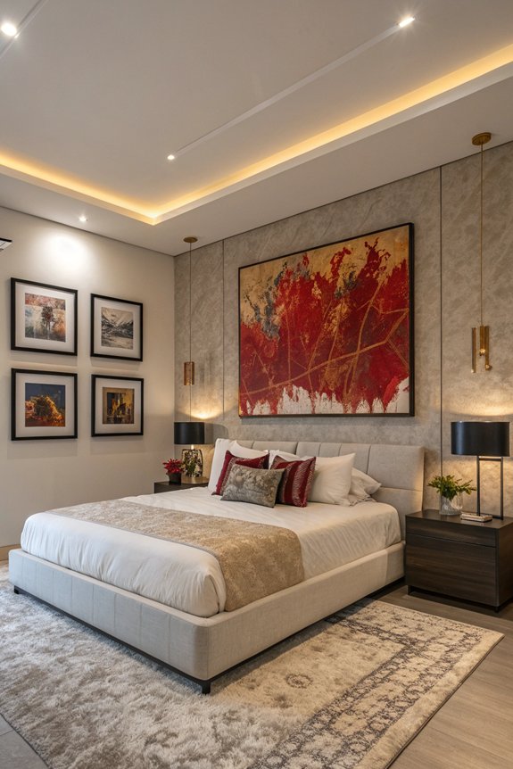 bold art for bedrooms