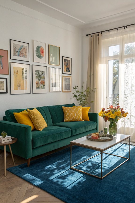 bold color combinations for interiors