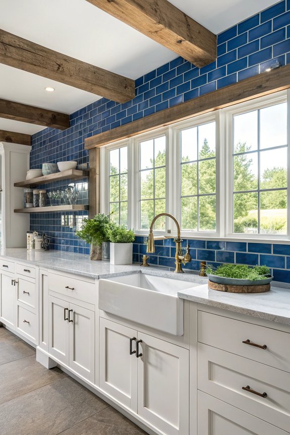 bold colorful backsplash designs