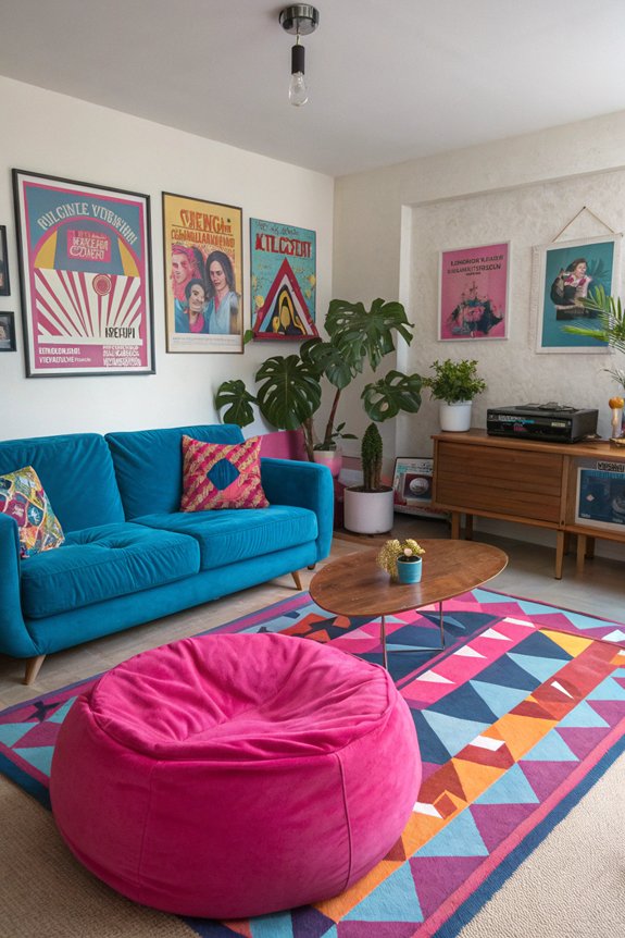 bold colors energize spaces