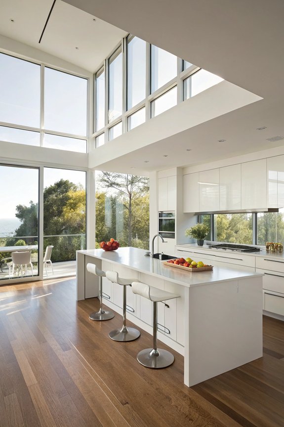 bright inviting kitchen design