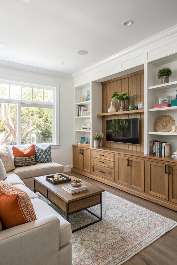 built in storage solutions enhance organization