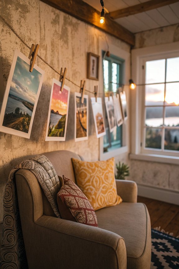 casual photo display clips