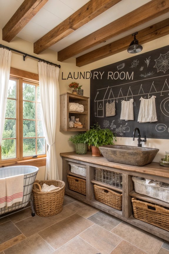 chalkboard wall for functionality