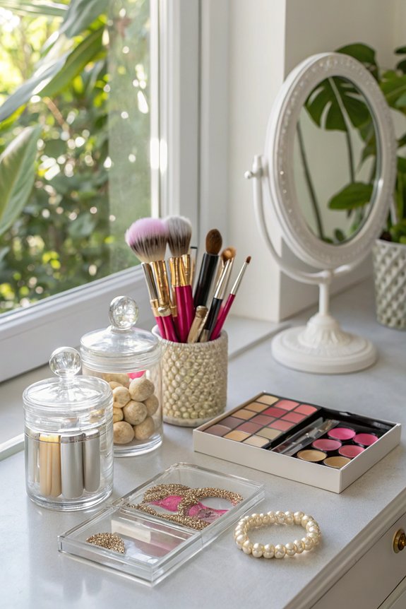 clutter free makeup organization tips