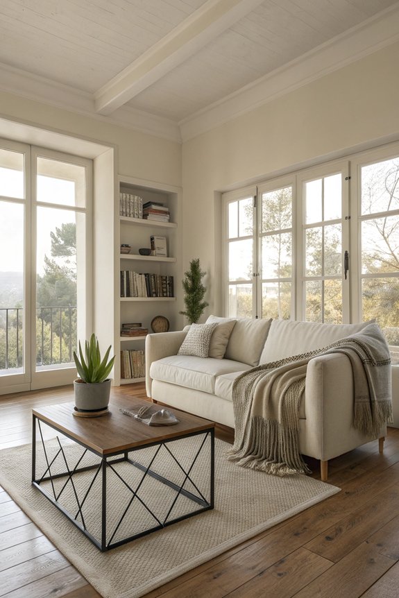 clutter free minimalist living