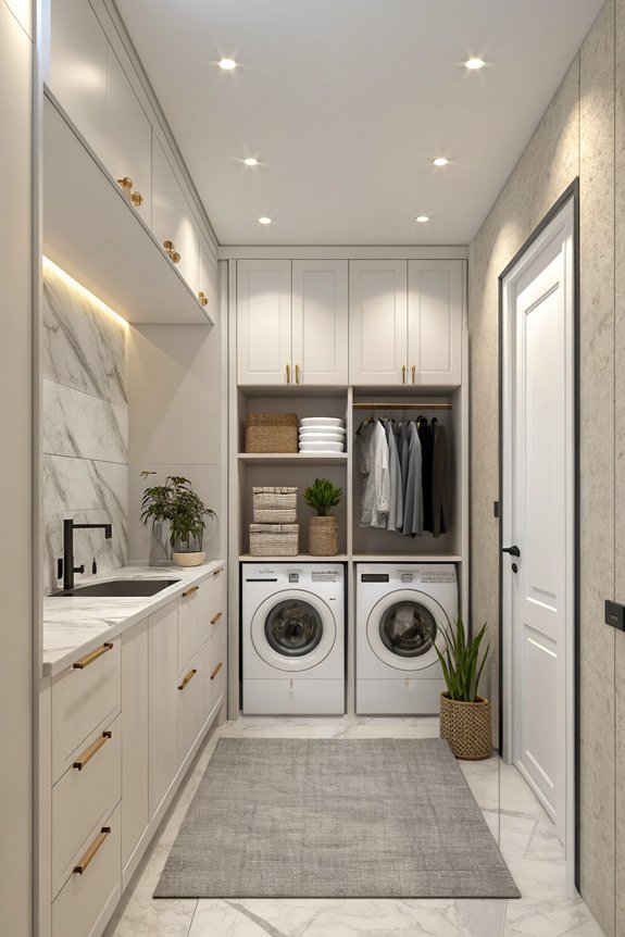 concealed laundry area solutions