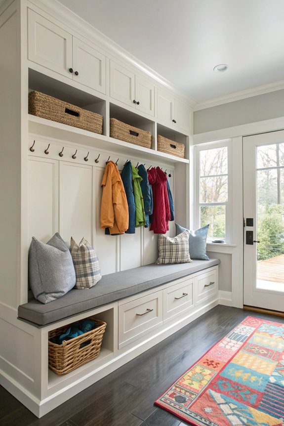 convenient shoe removal seating