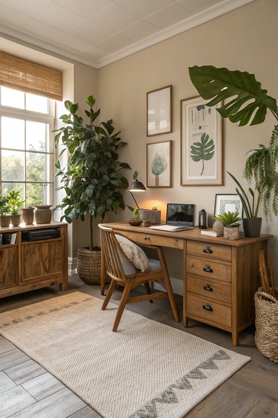 cozy atmosphere with soft lighting