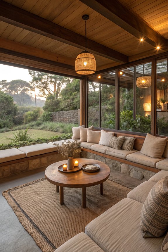 cozy gathering conversation area