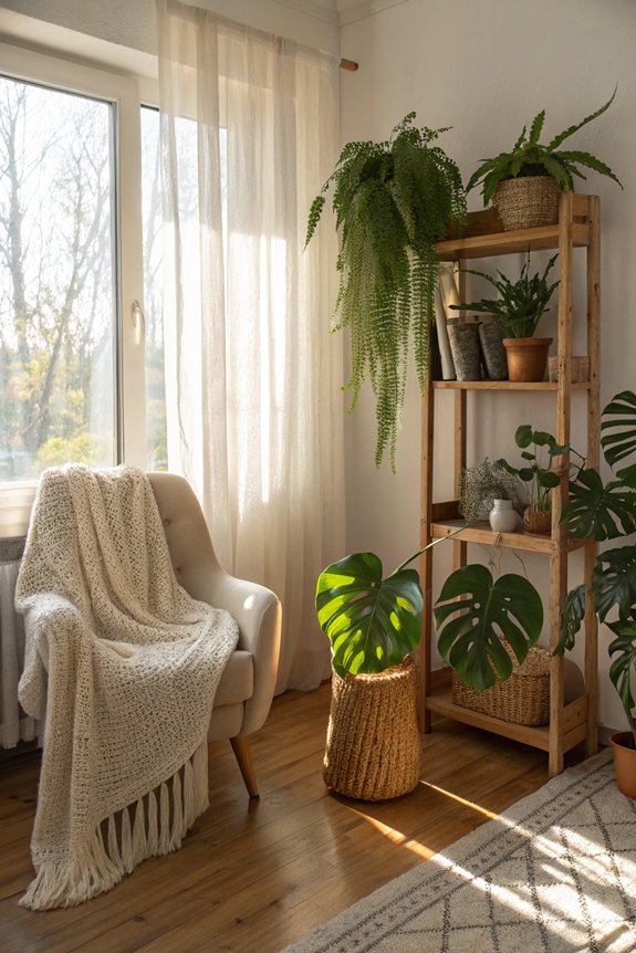 cozy indoor plants benefits
