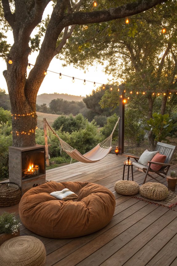 cozy outdoor relaxation retreat