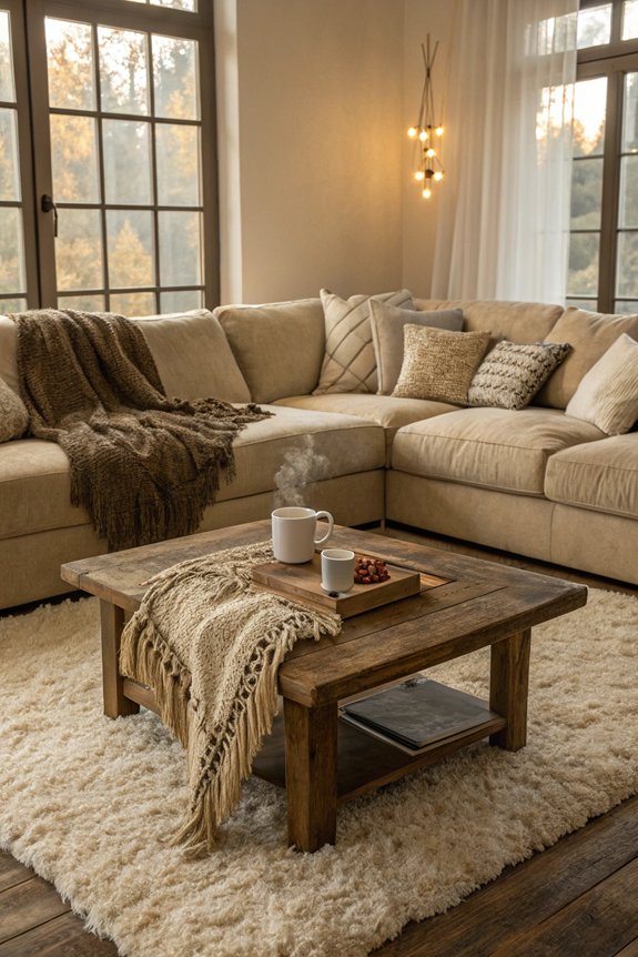 cozy shaggy rug transformation