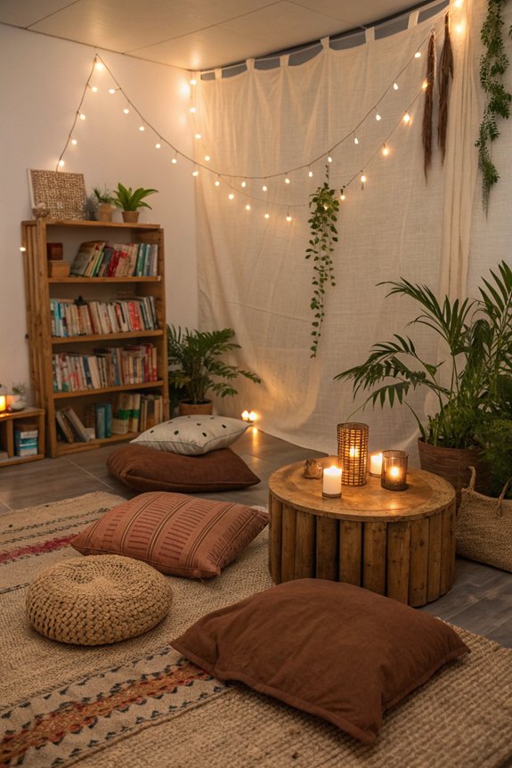 cozy storytelling corner setup