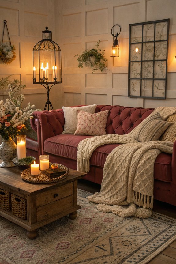 cozy textiles enhance comfort