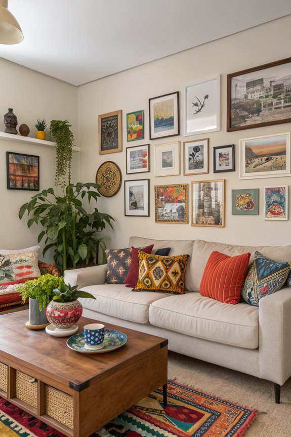 curate meaningful decorative items