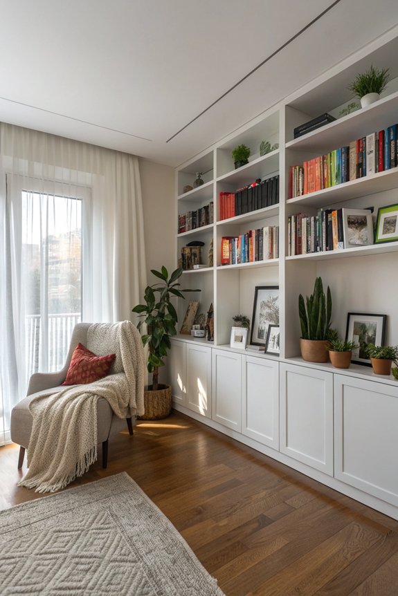 customizable floating shelf display