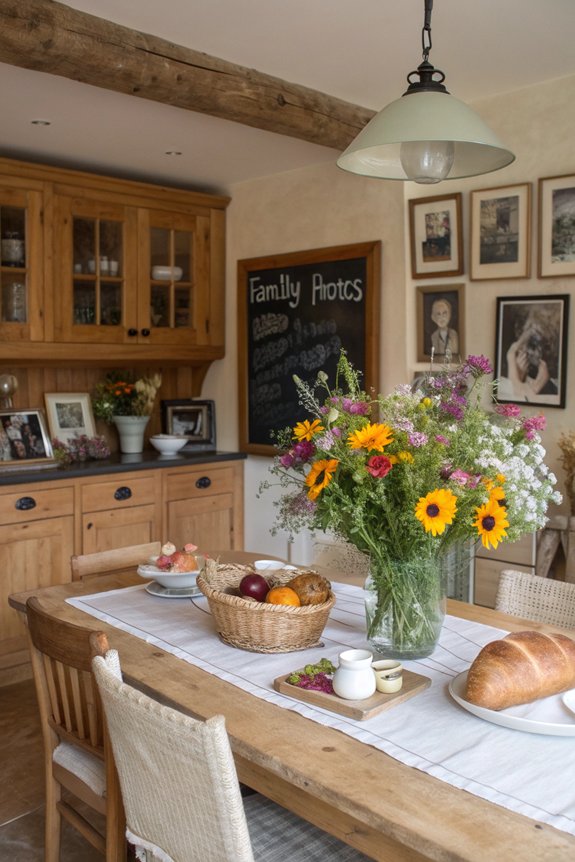 display family photos creatively