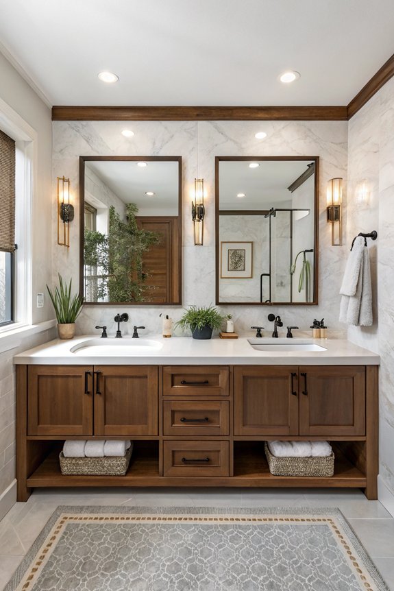 double vanity for convenience