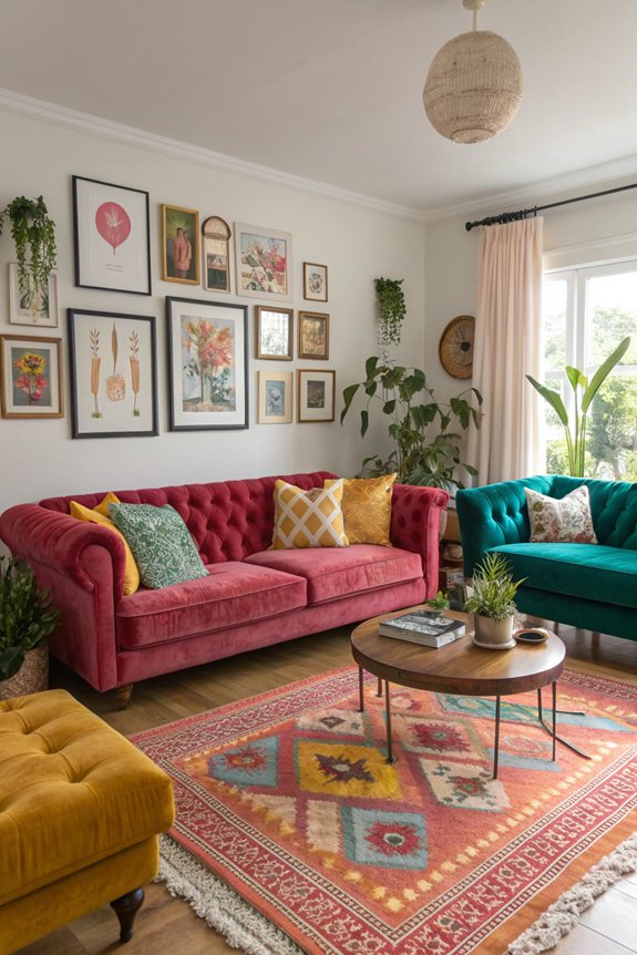 eclectic vintage modern fusion
