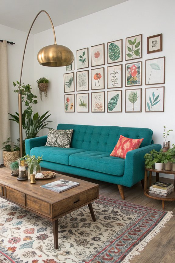 eclectic vintage modern fusion
