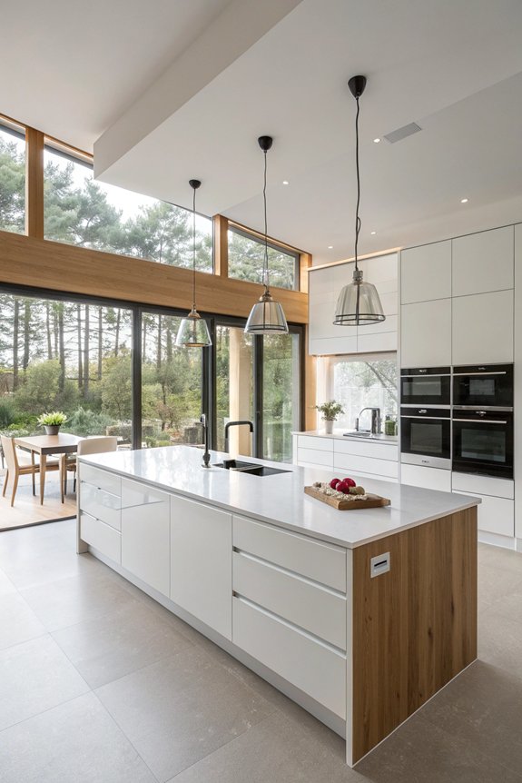 efficient kitchen island design