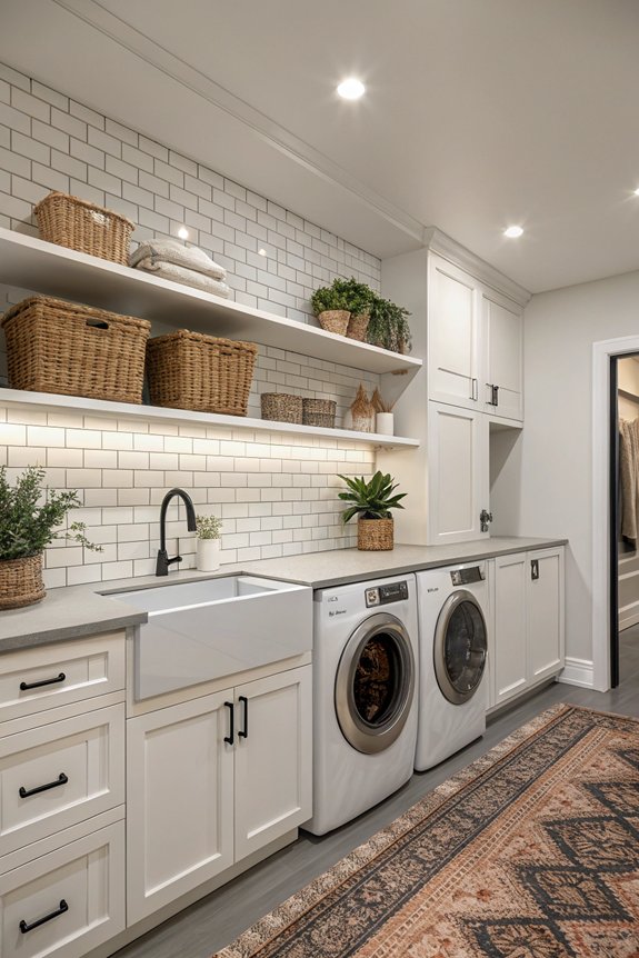 efficient laundry room layout