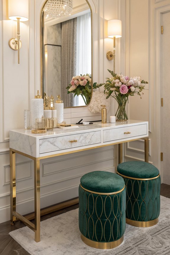 elegant and functional vanity