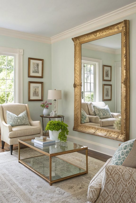 enhance light with mirrors