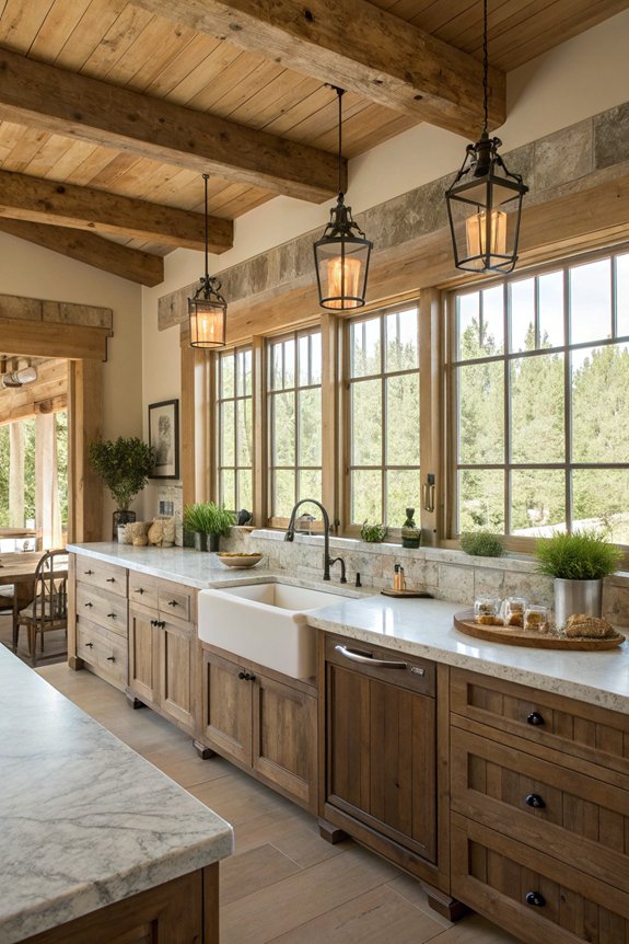 farmhouse kitchen lighting ideas