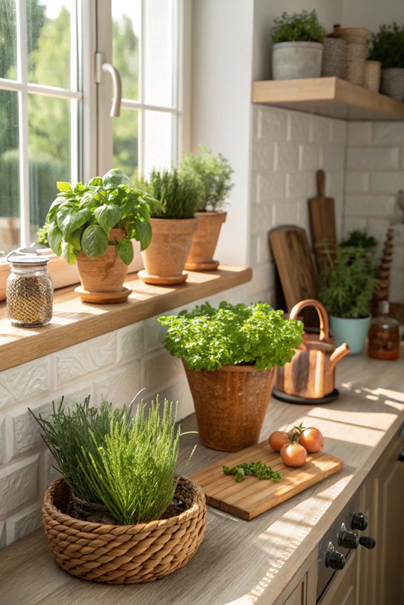 fresh herbs for cooking