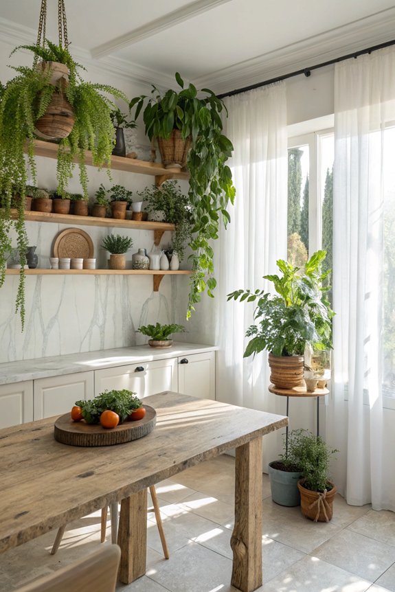 fresh kitchen plant options