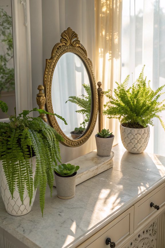 incorporate plants for freshness