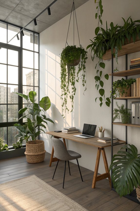 indoor plants enhance productivity