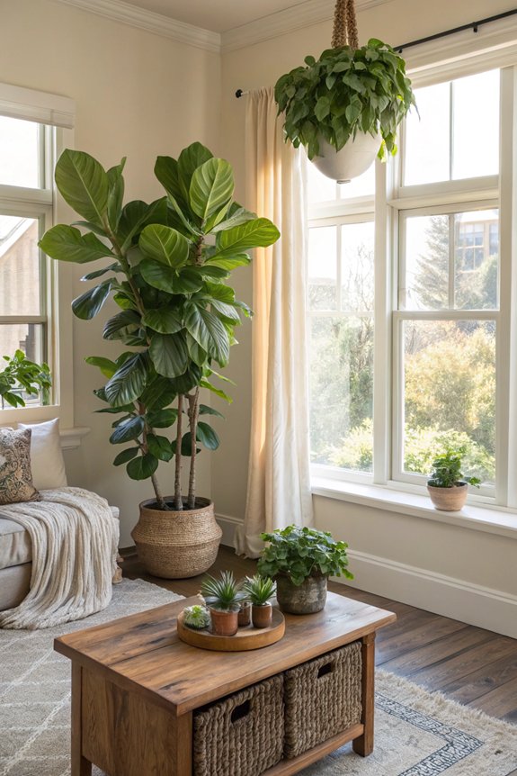 indoor plants enhance well being
