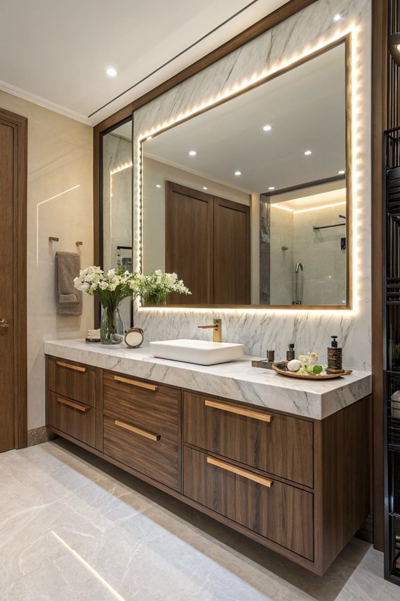 integrated led vanity lighting