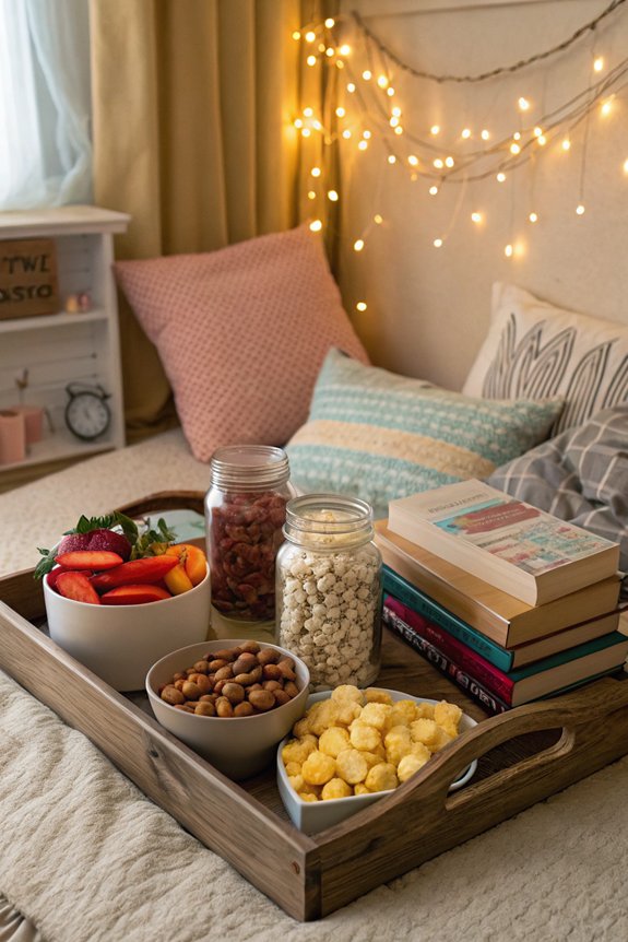 late night snack station setup