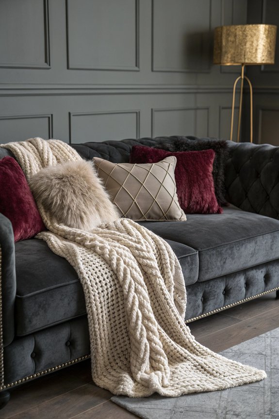 layered textures for comfort