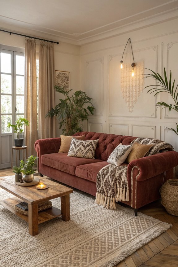 layering textures for coziness